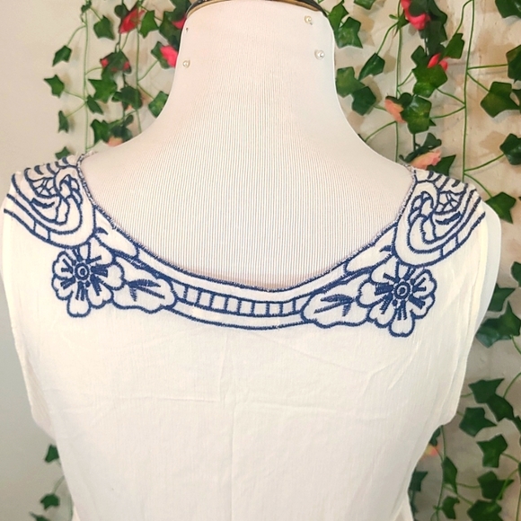 Altar'd state mini dress,medium, blue & white - Picture 5 of 8